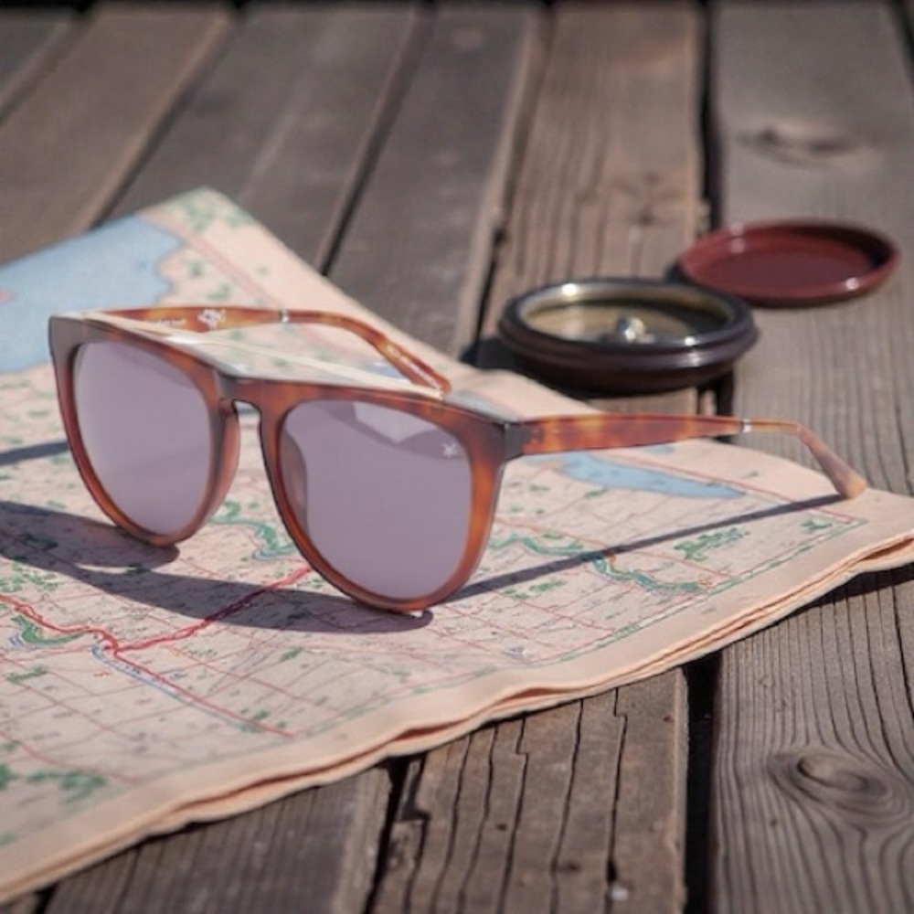 Smoke X Mirrors Roadrunner tortoise Matte gold cat eye sunglasses | 53.20.140